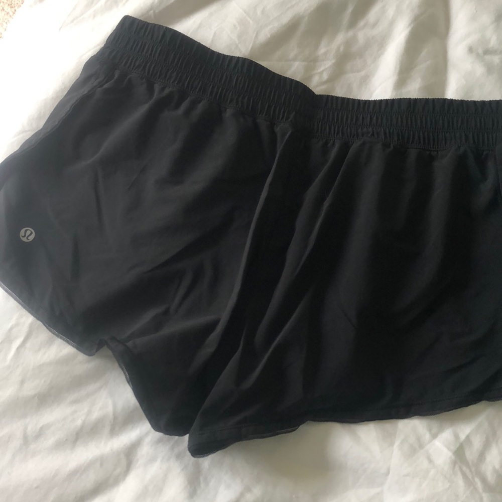 Lululemon Black Running Shorts